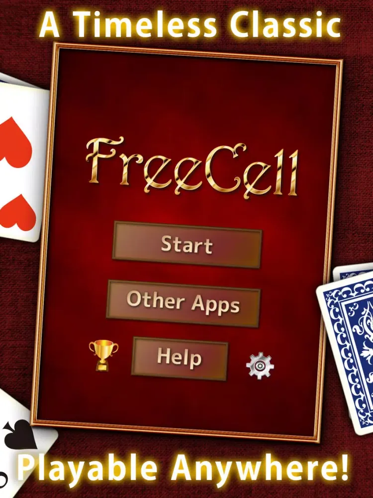 The FreeCell - Popular Card Game iPad 应用截图