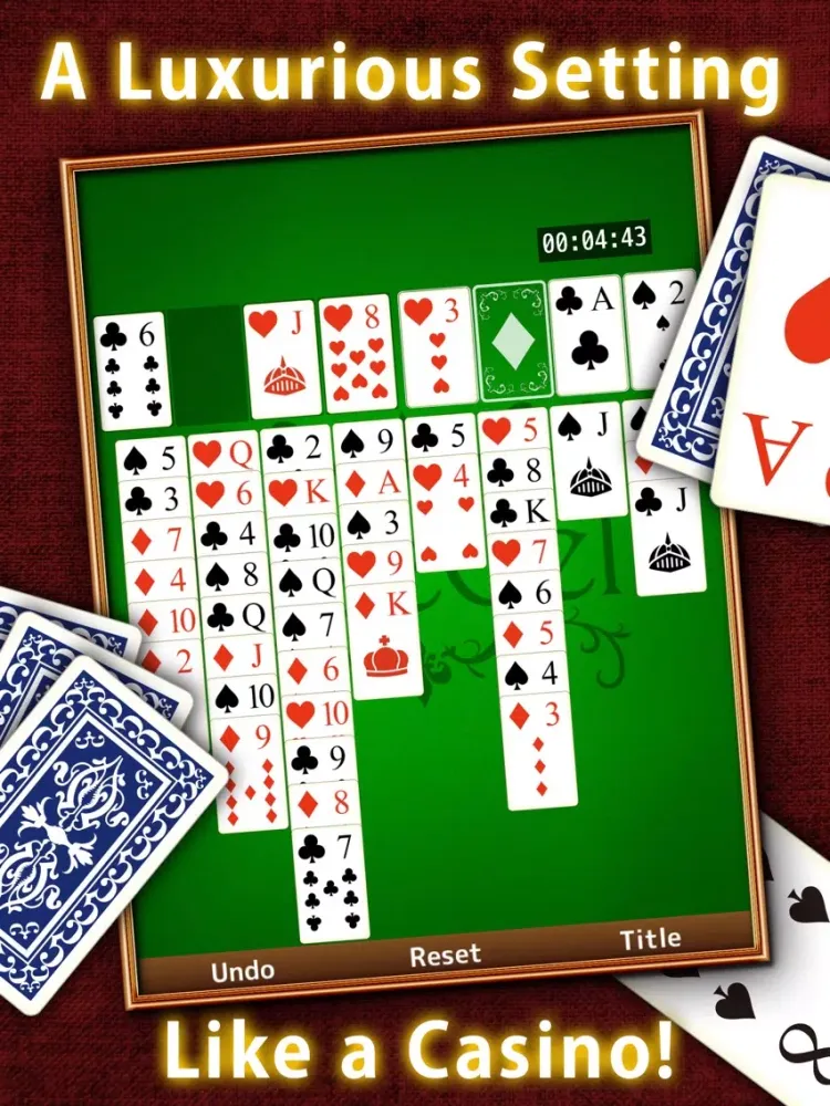 The FreeCell - Popular Card Game iPad 应用截图