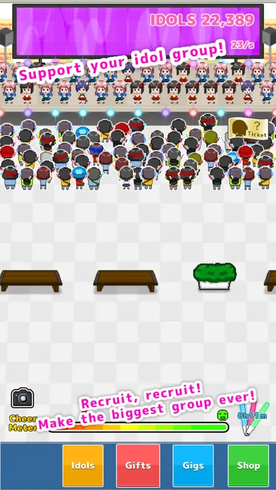 Infinite Idols ~Popular Clicker-style Free Casual Game~ Screenshots