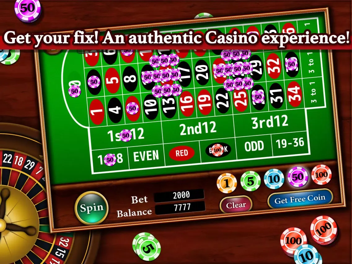The Roulette - most popular casino game iPad  Screenshots