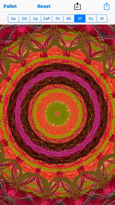 Tangkapan layar Insanimate stunning abstract art pattern mandala