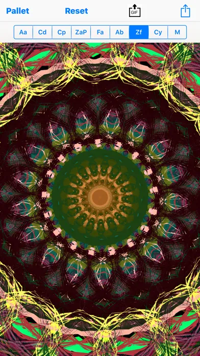 Tangkapan layar Insanimate stunning abstract art pattern mandala