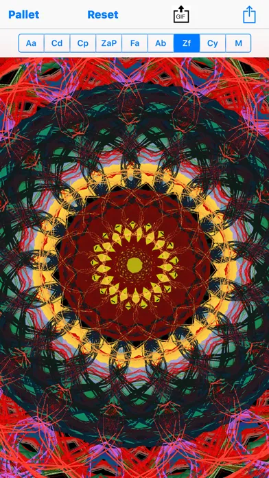 Tangkapan layar Insanimate stunning abstract art pattern mandala