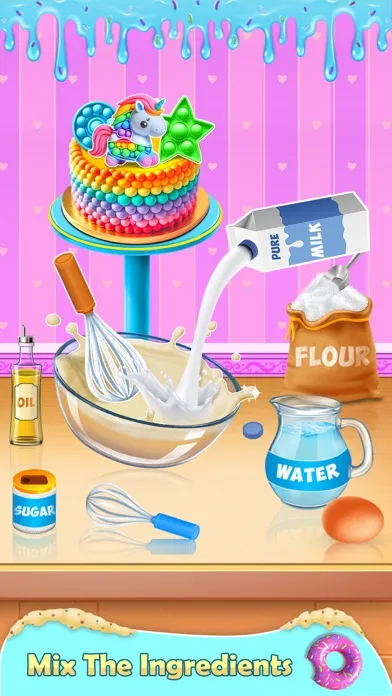 Capturas de tela do Make Pop It Cake Artist