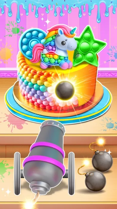 Capturas de tela do Make Pop It Cake Artist