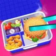Fill Lunch Box: Organizer Game Fill Lunch Box: Organizer Game