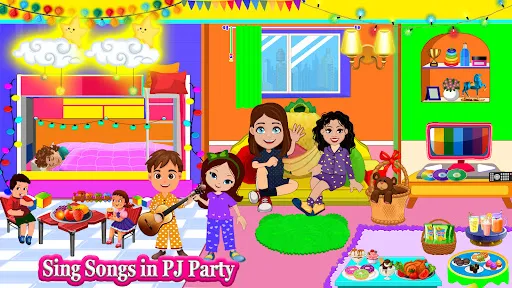 Скриншоты My Pretend City Pajama Party