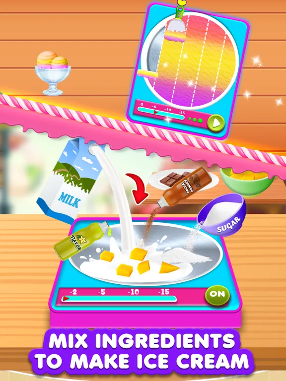 DIY Ice Cream Rolls Making iPad  스크린샷