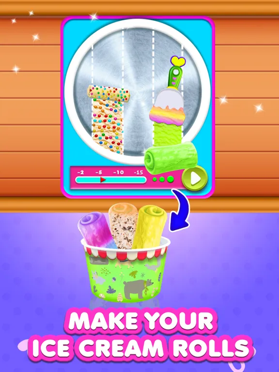 DIY Ice Cream Rolls Making iPad  스크린샷