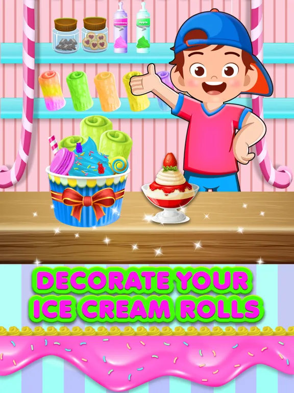 DIY Ice Cream Rolls Making iPad  스크린샷