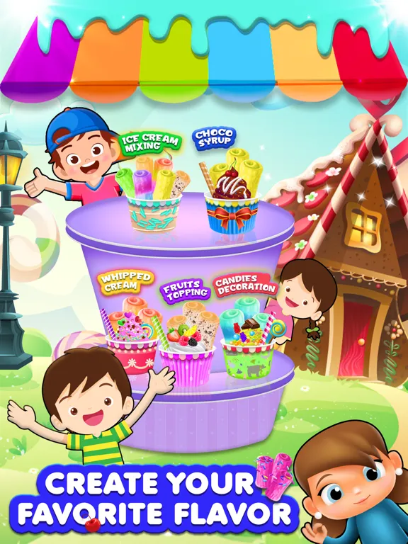 DIY Ice Cream Rolls Making iPad  스크린샷