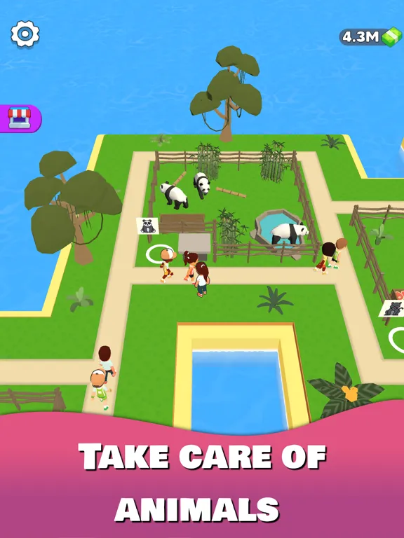 Capturas de pantalla de Zoo Island! iPad 