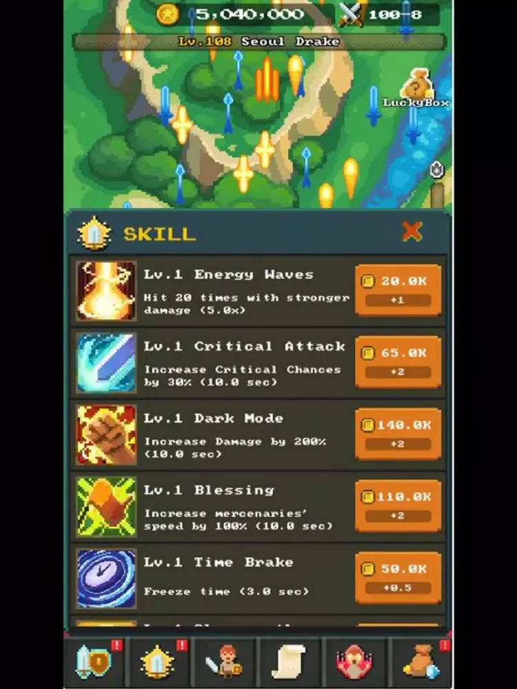 Merlin Squad iPad  スクリーンショット
