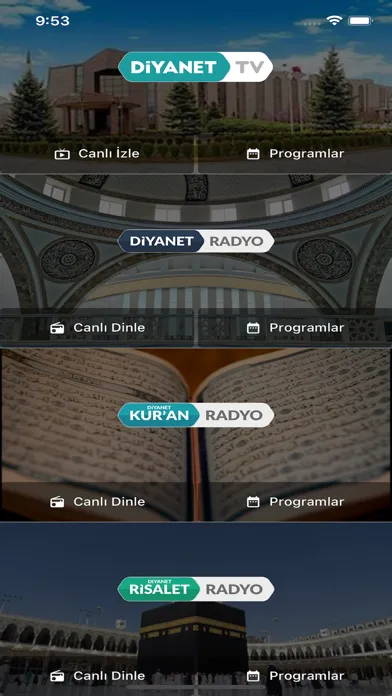 Ảnh chụp màn hình của Diyanet Radyo TV