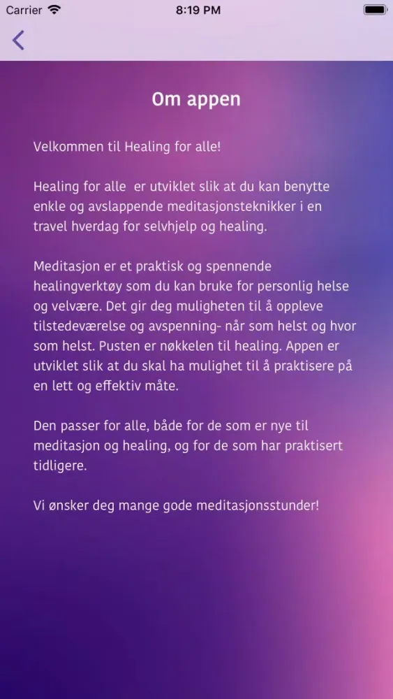 Healing for alle應用截圖