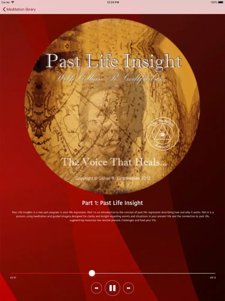 Past Life Meditation iPad  سکرین شاٹس