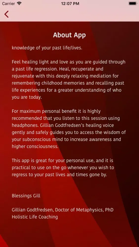 Past Life Meditation سکرین شاٹس