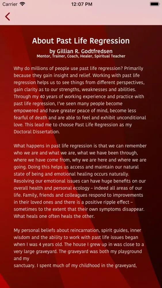 Past Life Meditation سکرین شاٹس