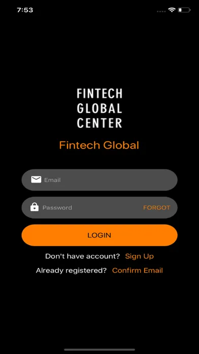 Capturas de tela do Fintech Global