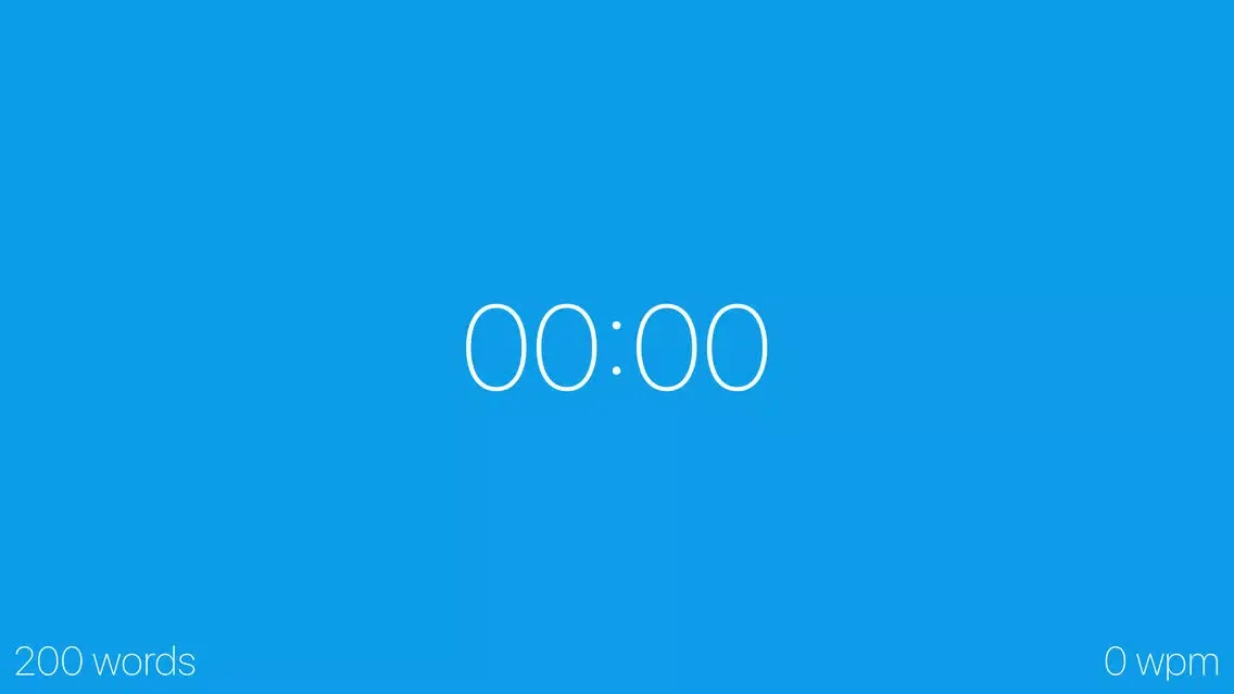 Capturas de tela do Words Per Minute Calculator