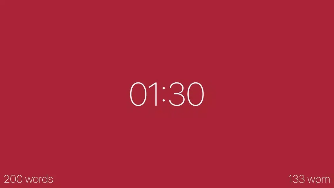 Capturas de tela do Words Per Minute Calculator