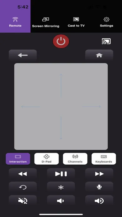 Tangkapan layar Roku Remote & Cast