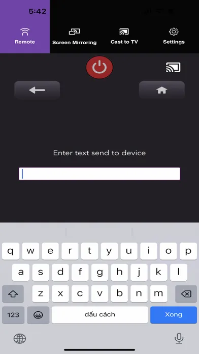 Tangkapan layar Roku Remote & Cast