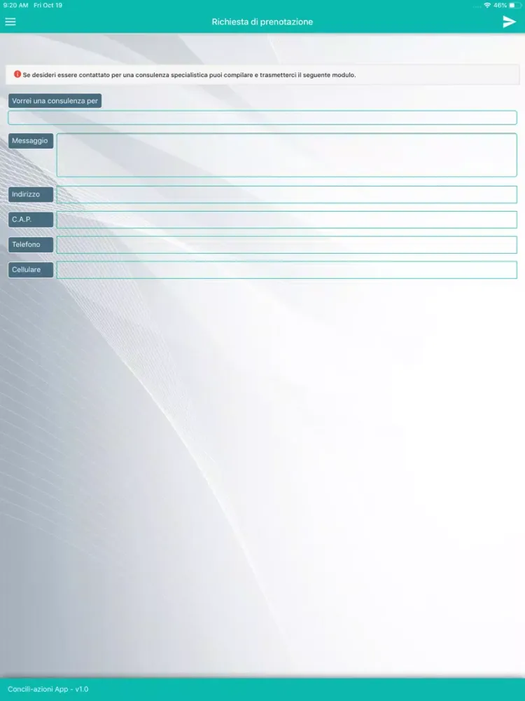 Скриншоты CONCILI-AZIONI iPad 