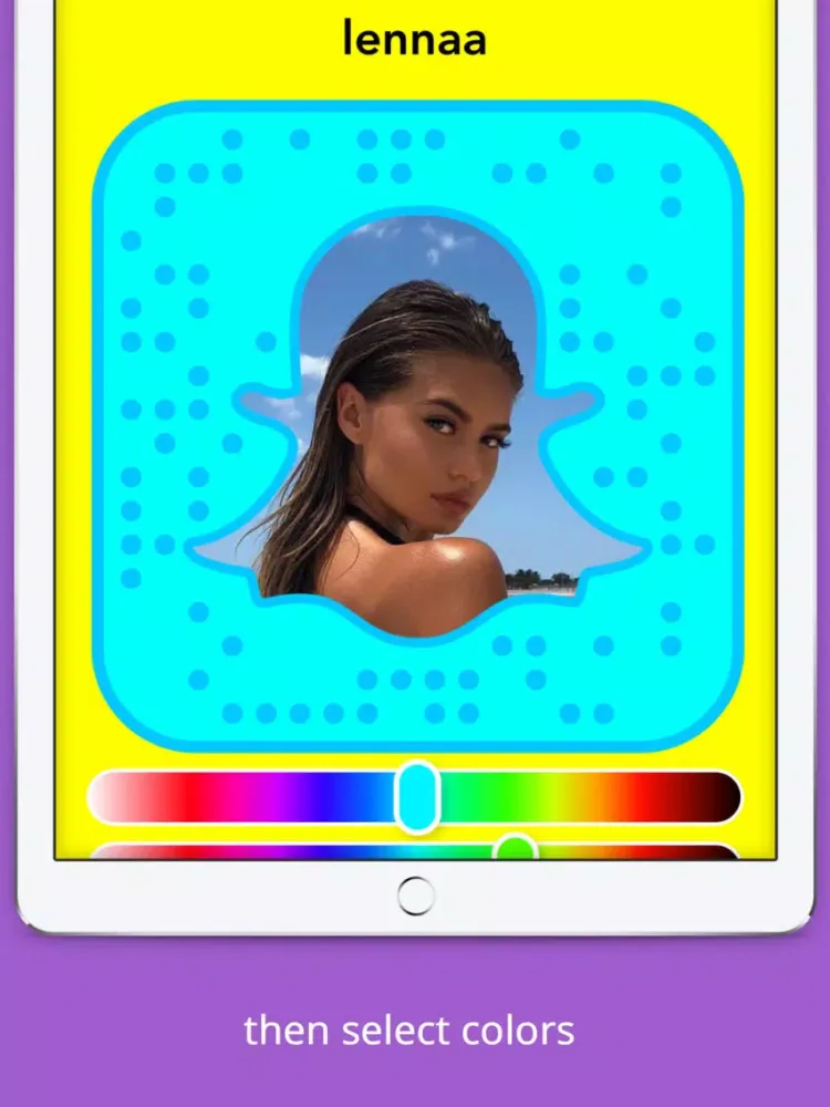 Snapcode Editor iPad 应用截图