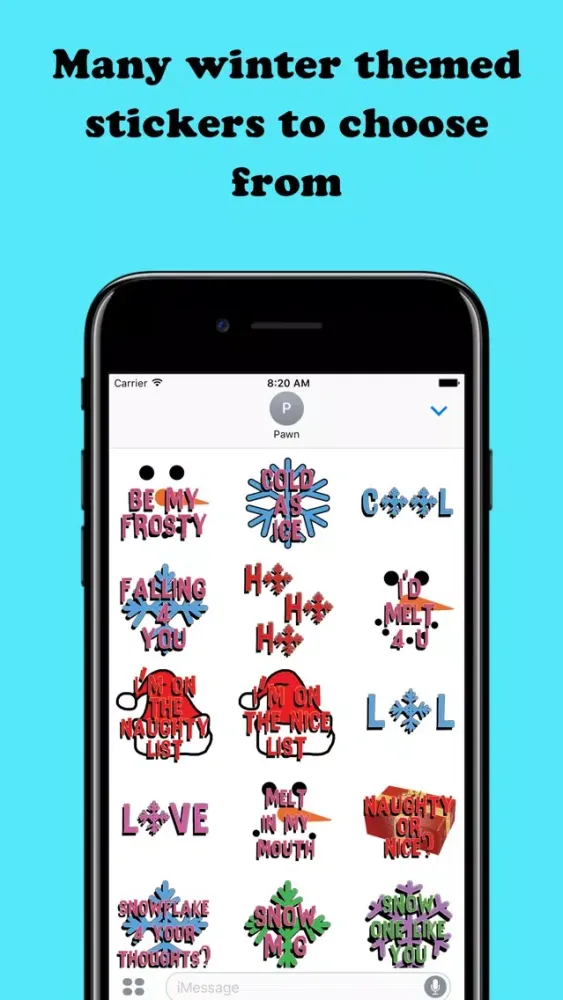 Ảnh chụp màn hình của SweetFlakes Sticker Pack