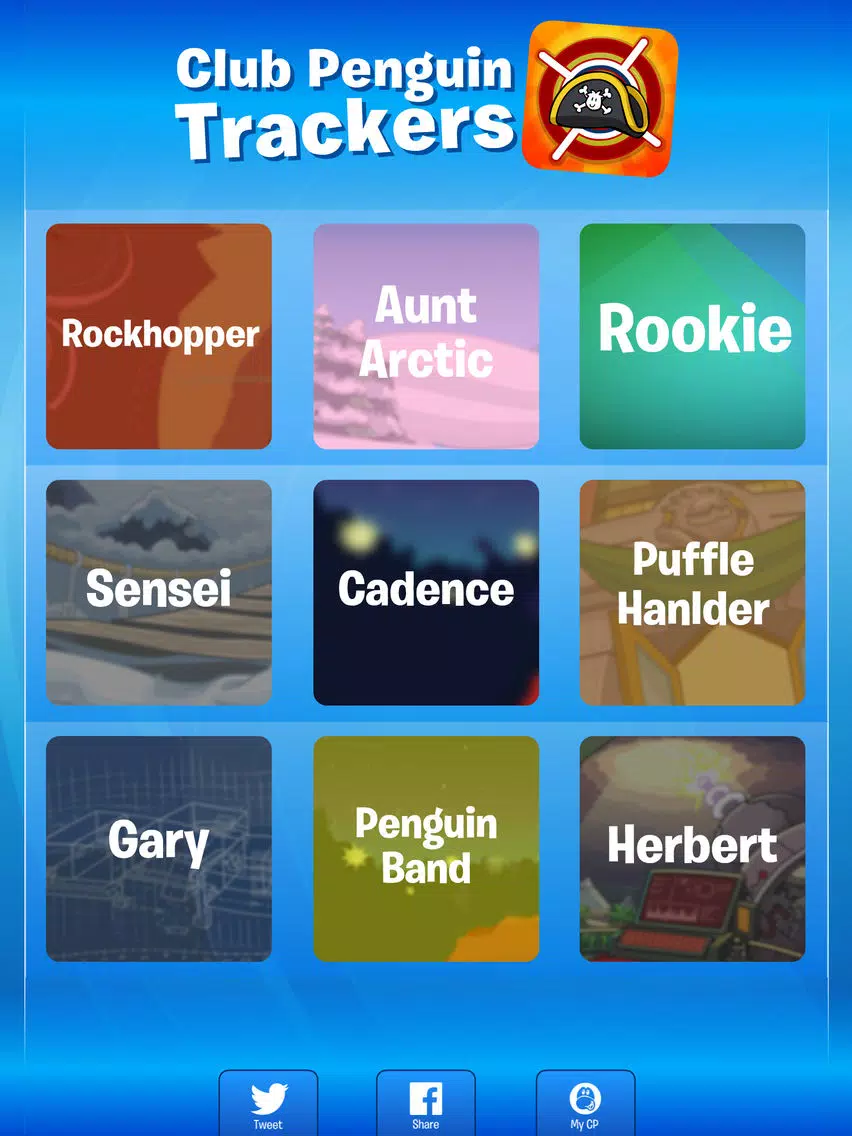 Trackers For Club Penguin iPad  スクリーンショット