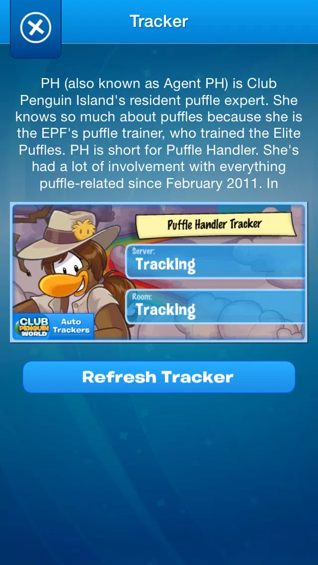Trackers For Club Penguin スクリーンショット
