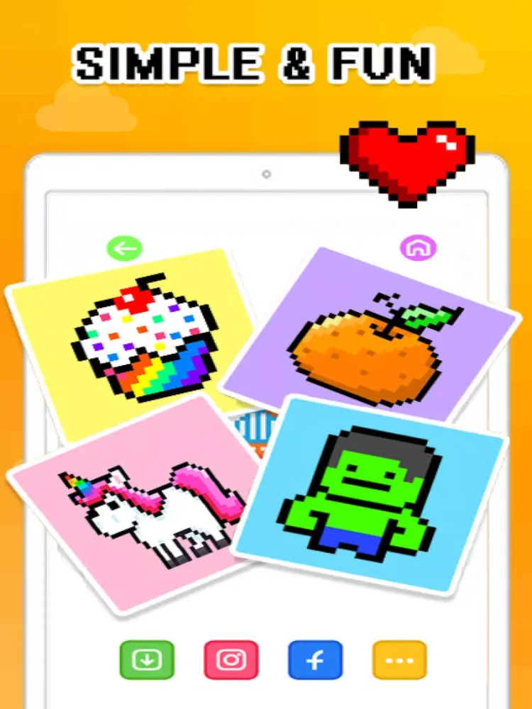 Screenshot di Awesome Pixel Art Classic iPad 
