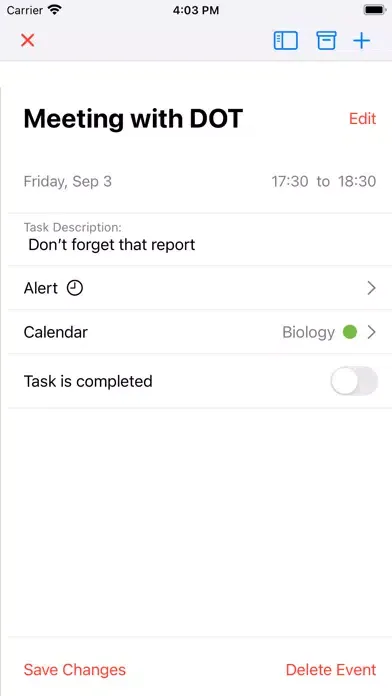 toDoToday. Ekran Görüntüleri