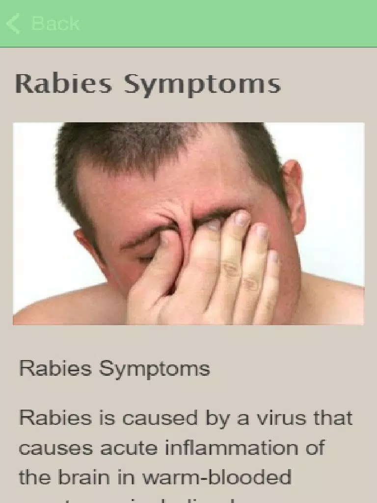 Symptoms Of Rabies iPad 应用截图