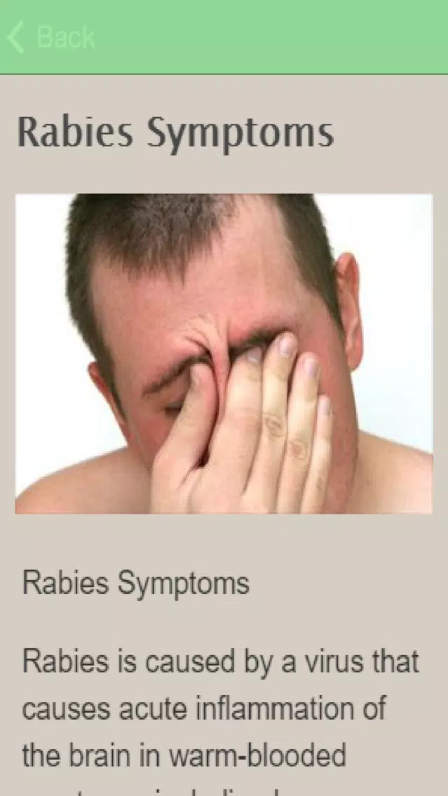 Symptoms Of Rabies应用截图