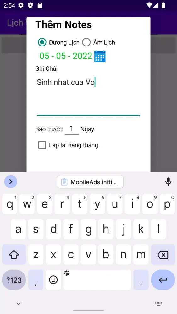 Lịch Vạn Niên Screenshots