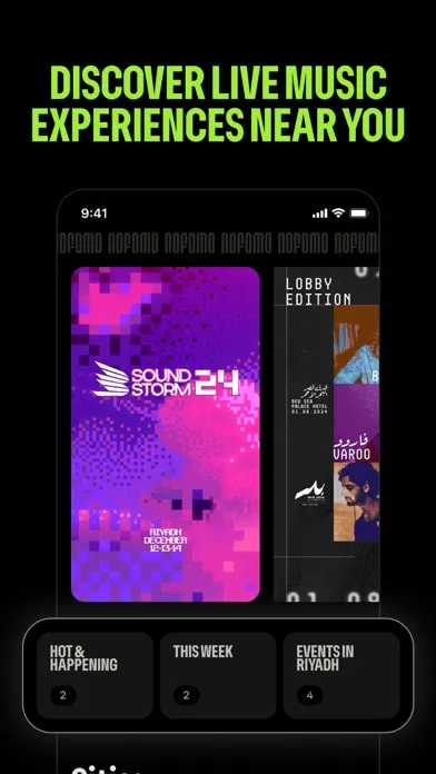 Screenshot di NOFOMO: Saudi Music Events