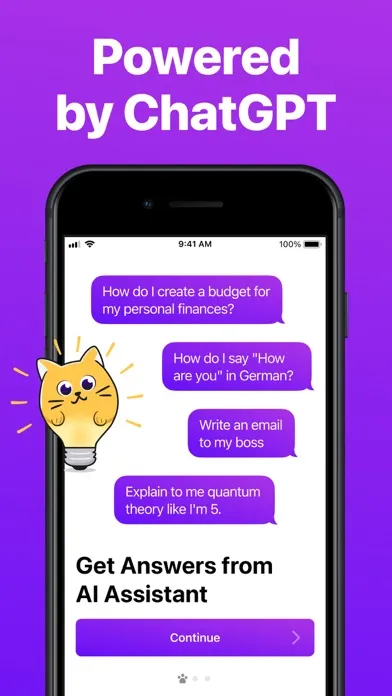 Zrzuty ekranu AI Chat Bot: Assistant, Writer