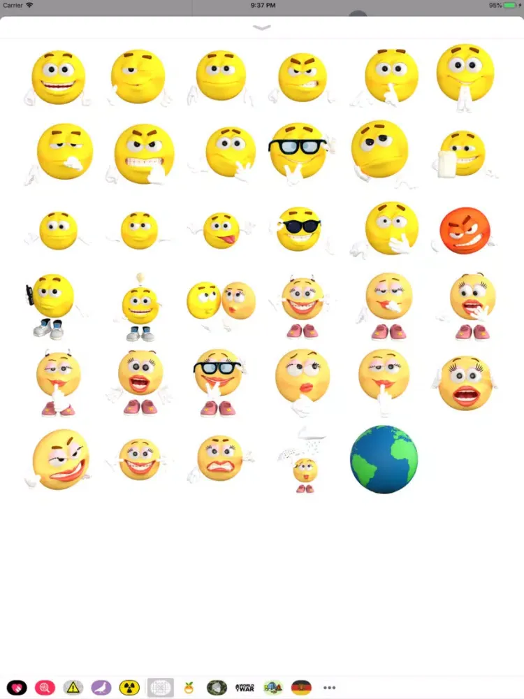Best 3D Emoji iPad  Screenshots