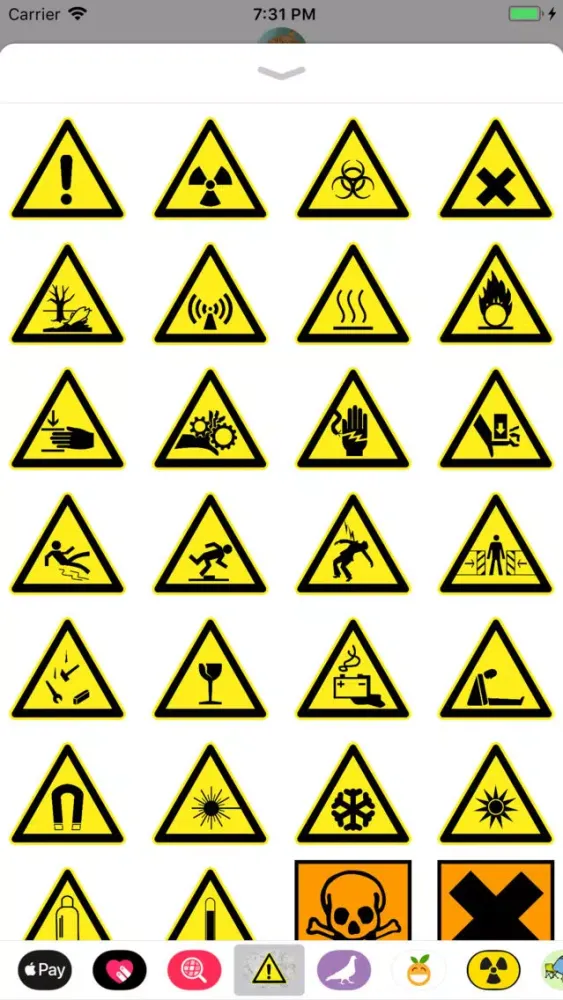 Hazard Symbols Ekran Görüntüleri