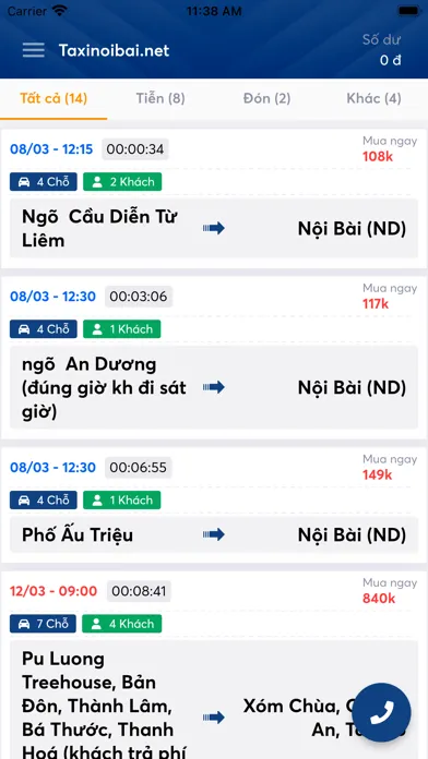 Zrzuty ekranu Taxinoibai.net driver