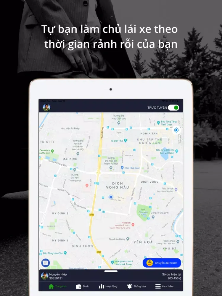 VietGo Driver iPad  Ekran Görüntüleri