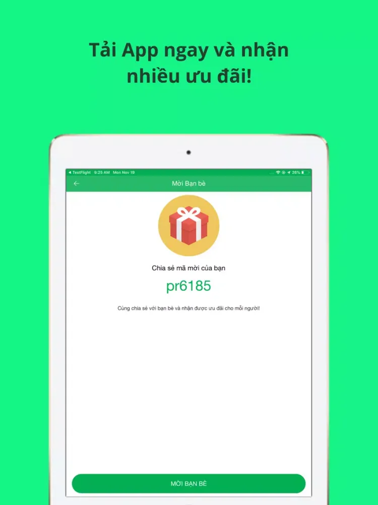 Zrzuty ekranu VietGo - Đặt xe car bike taxi iPad 