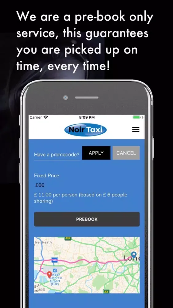 Noir Taxi: London Premier Taxi سکرین شاٹس