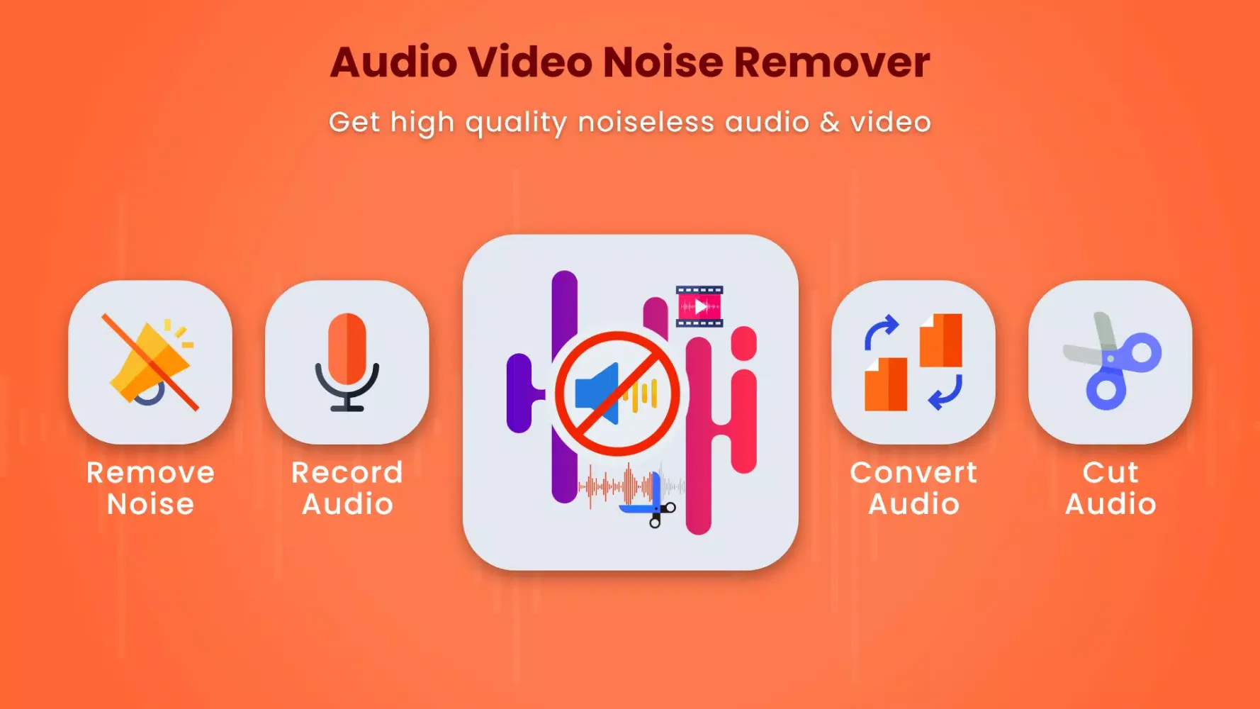 Audio, Video Noise Remover Screenshots