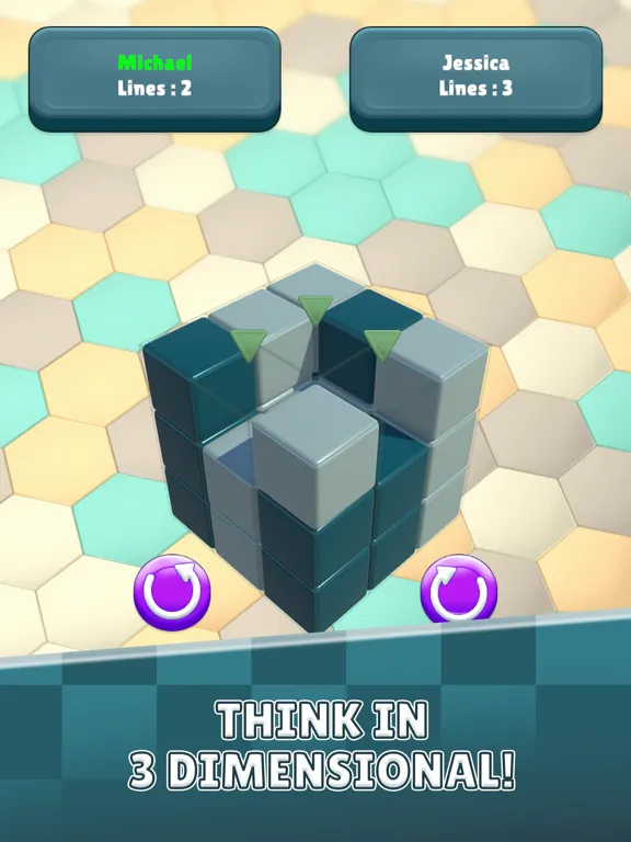Tangkapan layar Tic Tac Cube iPad 