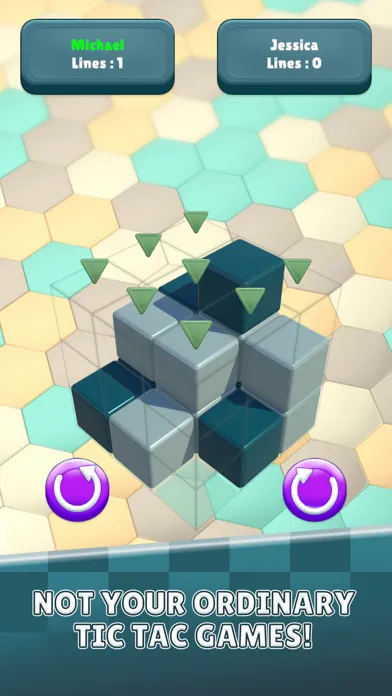 Tangkapan layar Tic Tac Cube