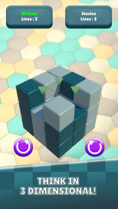 Tangkapan layar Tic Tac Cube