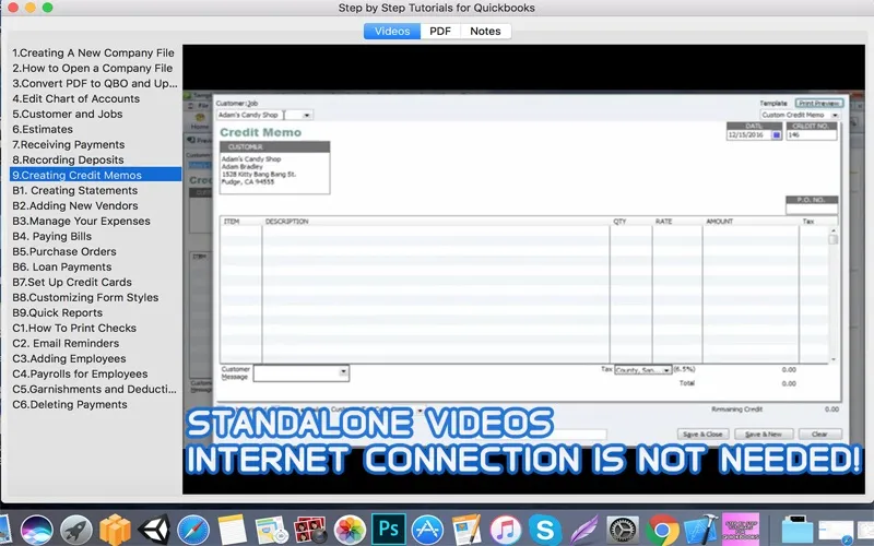 Screenshot di Step by Step Tutorials for Quickbooks